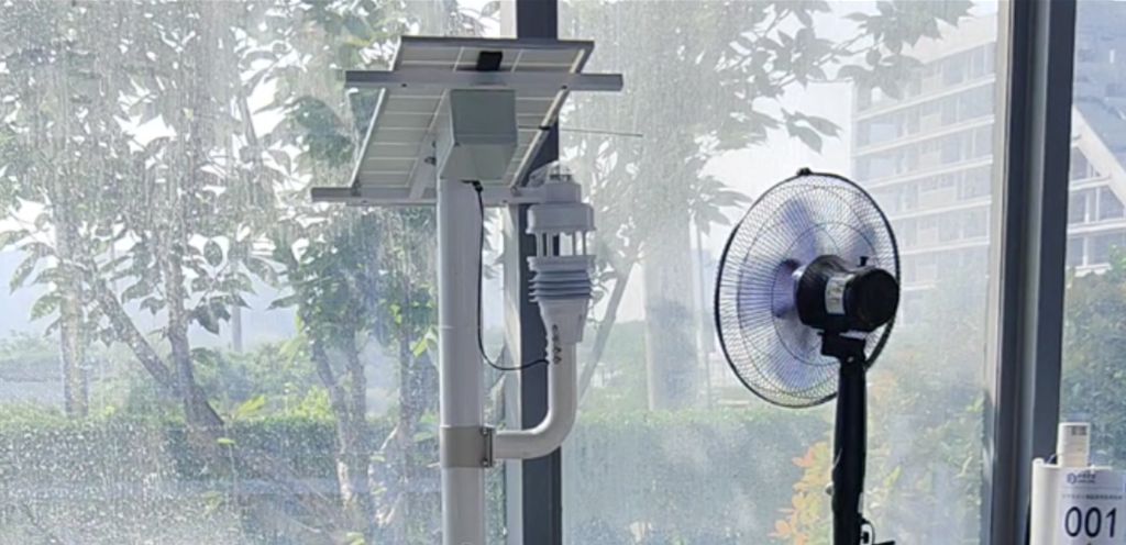 Phase 2 Agrometeorological Monitoring — solar meteorological station